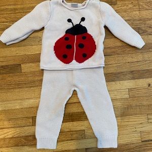 Hanna Andersson Lady Bug Set 2T